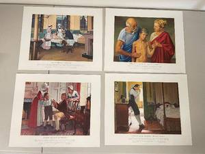 lot 68G image: Set of 4 Medical History Prints by Robert Thom