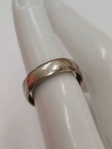 lot 14Y image: Liberty Coin 90% Silver Ring Size 5.25 Unique Design