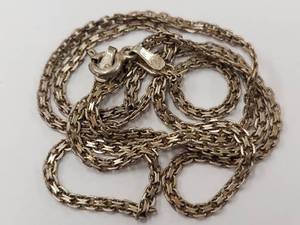 lot 20Y image: Sterling Silver Chain Necklace 925