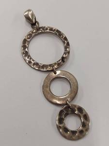 lot 24Y image: Sterling Silver Circle Pendant