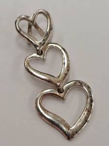 lot 30Y image: Sterling Silver Heart Pendant