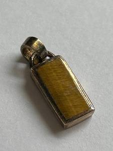 lot 59Y image: Sterling Silver Rectangular Pendant