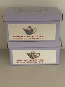 lot 32A image: Ambiance Collections Handpainted Teapot Set