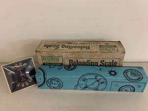 lot 43A image: Vintage RCBS Reloading Scale with Taylor Humiguide