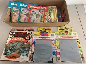 lot 70A image: Vintage Craft Kits & Magic Slates Lot