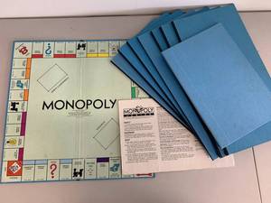 lot 73A image: Vintage Monopoly and Monopoly Junior Board Games by Parker Brothers