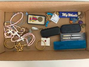lot 77A image: Vintage Jewelry, Rosaries, Sunglasses & More Lot