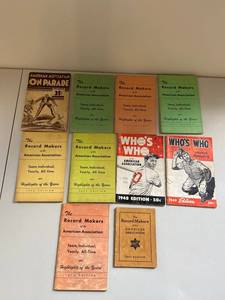 lot 3G image: Vintage Baseball American Association The Record Makers and Whos Who Booklets