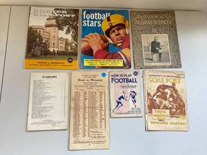 lot 5G image: Vintage & Antique University of Minnesota Football Memorabilia Collection