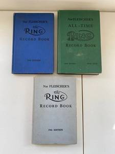 lot 7G image: Nat Fleischers Vintage Ring Record Books 1944-46