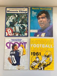 lot 13G image: Vintage NFL Magazines Lot - incl. Fran Tarkenton