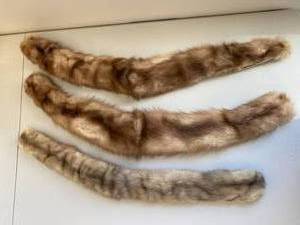 lot 14G image: Lot of 3 A. Gershkow Furs Vintage Fur Stoles