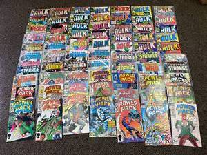 lot 14R image: Marvel Comic Collection Hulk, Strange, Power Pack