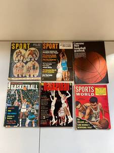 lot 16G image: Vintage 1960s Basketball Sports Magazine Collection