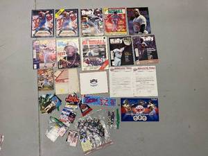 lot 57G image: Huge Minnesota Twins Collectors Lot with Magazines, Medallions, and Memorabilia
