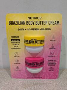 lot 22 image: NUTRIUS BRAZILIAN BODY BUTTER CREAM