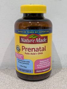 lot 29 image: NATURE MADE PRENATAL DIATARY SUPPLEMENT 150 SOLFGELS