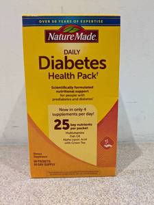 lot 7 image: NATURE MADE DAILY DIABETES HEALTH PACK (60 PACKETS)