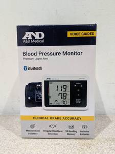 lot 11 image: A&D MEDICAL BLOOD PRESSURE MONITOR