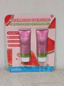lot 16 image: PURLISSE WATERMELON ENERGIZING 2 MINUTE FACE POLISH PEEL