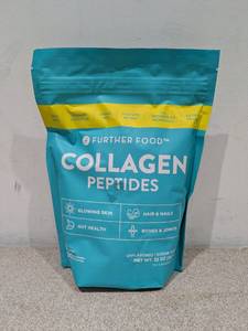 lot 36 image: NEW FURTHER FOOD COLLAGEN PEPTIDES 32oz BAG