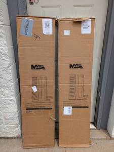 lot 90 image: 2 BOXES OF MID AMERICA BOARD-N-BATTER 14-34 x 59 WINEBERRY SHUTTERS (2PK.)