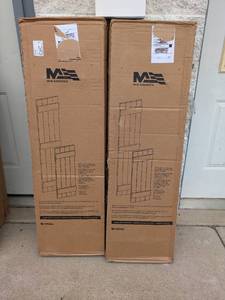 lot 87 image: 2 BOXES OF MID AMERICA BOARD-N-BATTER 14x47 BLACK SHUTTERS (2PK.)