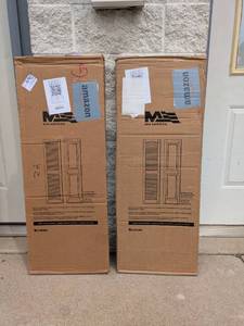lot 88 image: 2 BOXES OF MID AMERICA BOARD-N-BATTER 14-12 x 39 FORREST GREEN SHUTTERS (2PK.)
