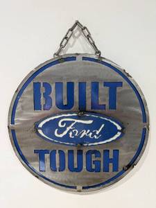 lot 110 image: METAL WELDED SIGNS (15 ROUND) (FORD)