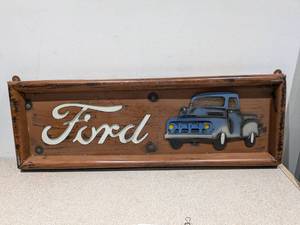 lot 119 image: METAL WELDED SIGNS (FORD)