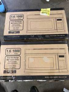 lot 38 image: Lot of Assorted Over-The- Range Microwaves Various Models and Conditions   Customer Returns See Pictures