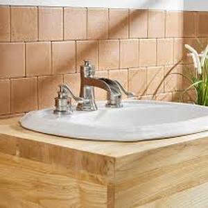 lot 30 image: BWE 8 in. Widespread Double Handle Waterfall Bathroom Faucet With Pop-up Drain Assembly in Spot Resist Brushed Nickel  Customer Returns See Pictures
