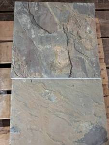 lot 27 image: Rustique Earth 12 in. x 12 in. Gauged Slate Floor and Wall Tile (10 sq. ft.)