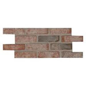 lot 34 image: Red Noble 10.5 in. x 28 in. Textured Clay Brick Look Mesh-Mounted Mosaic Tile (26.1 sq. ft.)