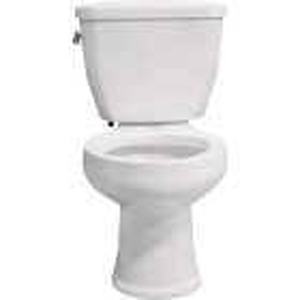 lot 60 image: Berlin White Ada Elongated Bowl 1.28 Gpf Complete Toilet