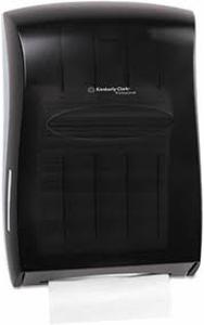 lot 58 image: Kimberly Clark Professional Universal Folded Paper Towel Dispenser for Kleenex and Scott Brand Multifold and C-fold, 13.3 x, 5.9 x 18.9, Smoke (Black)