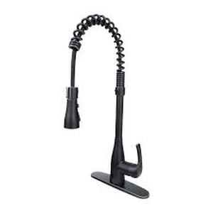 FLOW Motion Activated Single-Handle Pull-Down Spring Neck Sprayer Kitchen Faucet in Oil Rubbed Bronze  Customer Returns See Pictures