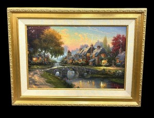 Cobblestone Bridge Limited Edition Print by Thomas Kinkade