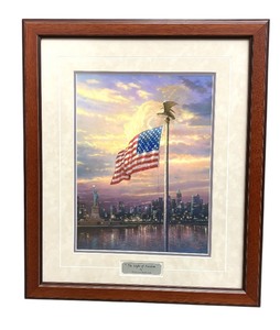 lot 25 image: The Light of Freedom Print by Thomas Kinkade