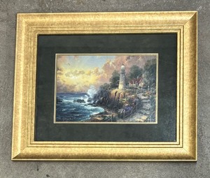 lot 74 image: The Light of Peace Exclusive Members Only Print by Thomas Kinkade