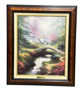 lot 92 image: Brookside Hideaway Limited Edition Canvas Printers Proof by Thomas Kinkade