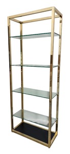 lot 28 image: ATTENTION  SEE NOTE BELOW  Gorgeous Vintage Brass Etagere