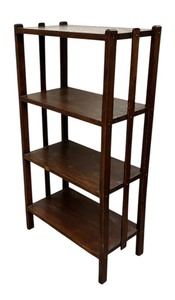 lot 122 image: Vintage Arts and Crafts Wooden Petite Shelf
