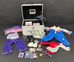 lot 132 image: American Girl Doll Theater Box, Clothing, Shoes, Gym Bag, Accessories and More