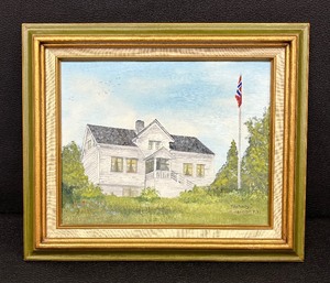 lot 151 image: Tshaug Original Painting by K. Herman