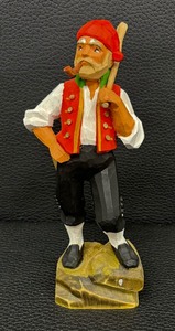 lot 153 image: Vintage Hand Carved Norwegian Figurine