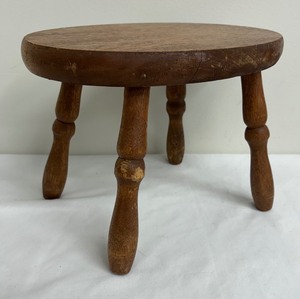 lot 156 image: Vintage Wooden Stool