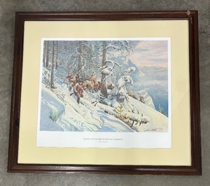 lot 38 image: Lewis and Clark in the Bitteroots Limited Edition Print by John Clymer