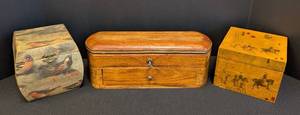 lot 181 image: Trio of Decorative Boxes