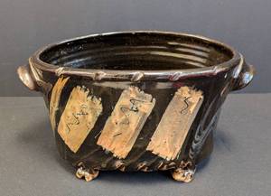 lot 188 image: Large Signed Handled and Footed Pottery